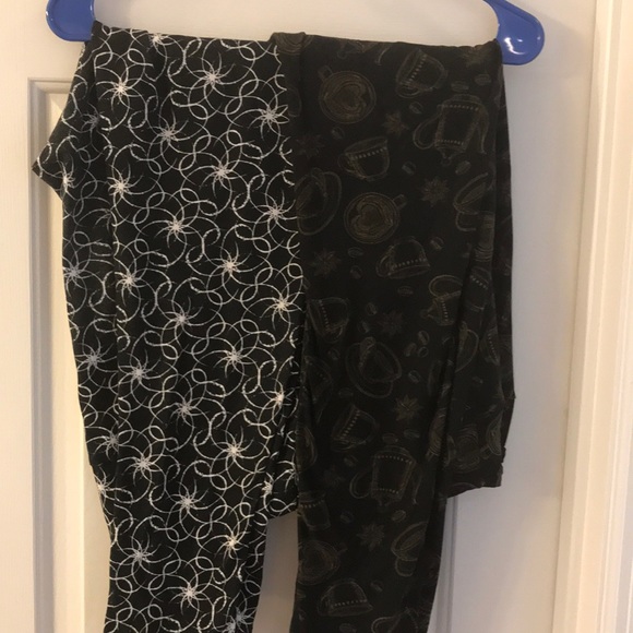 LuLaRoe Pants - 2 LuLaRoe TC leggings. EUC